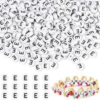 Algopix Similar Product 12 - Yholin 1500pcs Letter Beads Letter E