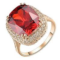 Algopix Similar Product 11 - Yoursfs Red Shinning Cubic Zirconia