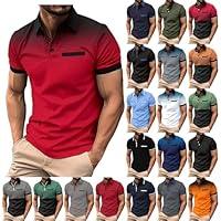 Algopix Similar Product 18 - Shirts for Men Summer Short Sleeve Polo