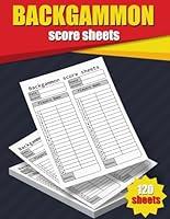 Algopix Similar Product 20 - Backgammon Score Sheets 120 Large