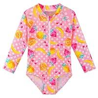 Algopix Similar Product 14 - TFJH E Long Sleeve Girls Swimsuits One