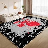 Algopix Similar Product 14 - Red Drum Set Rug 6X8 Rock Music