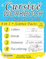 Algopix Similar Product 16 - Cursive Workbook for Kids Ages 812