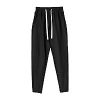 Algopix Similar Product 14 - Men Sweatpants Zipper Legs Bottom 