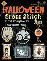 Algopix Similar Product 16 - Halloween Cross Stitch Book 30 Craft