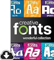 Algopix Similar Product 8 - Creative Fonts Wonderful Collection PC