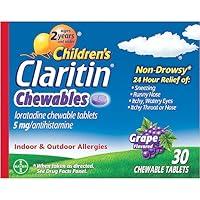 Algopix Similar Product 4 - Childrens Claritin Chewables 24 HR