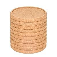 Algopix Similar Product 18 - Cork Coasters for Drinks Absorbent Set