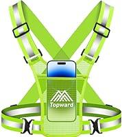 Algopix Similar Product 11 - Topward Running Vest Chest Phone Holder