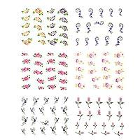 Algopix Similar Product 19 - AllyDrew Florals Water Slide Nail Art