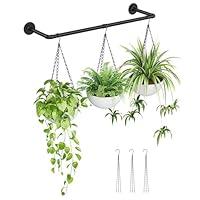 Algopix Similar Product 1 - Bamworld Hanging Planters with 3 Hooks