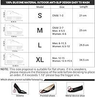 Algopix Similar Product 10 - CHUHUAYUAN Waterproof Silicone Shoe