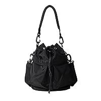 Algopix Similar Product 5 - BAKLUCK Nylon Drawstring Crossbody Bag