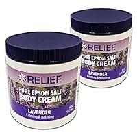 Algopix Similar Product 9 - Relief Pure Epsom Salt Body Cream