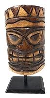 Algopix Similar Product 20 - Tiki Mask on Stand 8  Brown Trophy