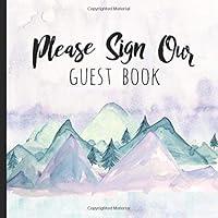 Algopix Similar Product 2 - Please Sign Our Guest Book A Mountain