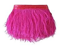 Algopix Similar Product 3 - Moonlight Feather  1 Yard  Hot Pink