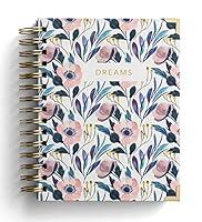 Algopix Similar Product 6 - Dreams Spiral Floral Scripture Journal