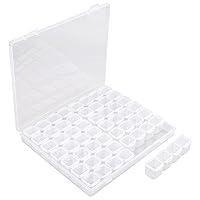 Algopix Similar Product 12 - Segbeauty 56 Grids Clear Plastic