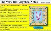 Algopix Similar Product 6 - The Very Best Algebra Notes