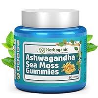 Algopix Similar Product 7 - HERBOGANIC Ashwagandha Sea Moss Gummies