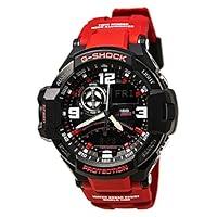 Algopix Similar Product 10 - Casio GShock Aviation Black Dial Red