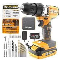 Algopix Similar Product 4 - HiSpec 58pc Yellow 18V Cordless Power