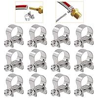 Algopix Similar Product 2 - Rustark 12 Pcs Hose Clamp Assortment