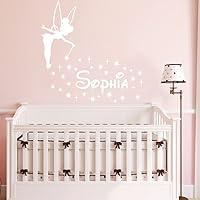 Algopix Similar Product 17 - Tinkerbell Name Wall DecalBaby Girl