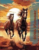 Algopix Similar Product 13 - Horse Themed 2024 Weekly Planner With