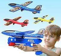 Algopix Similar Product 17 - Elctbras 3 Pack Airplane Launcher Toy