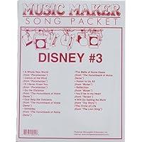 Algopix Similar Product 10 - Disney 3 songsheet packet for the