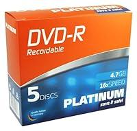 Algopix Similar Product 5 - Platinum - 5 x DVD-R - 4.7 GB 16x