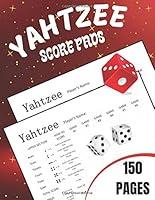 Algopix Similar Product 10 - Yahtzee Score Pads Book With Large