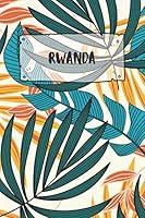 Algopix Similar Product 7 - Rwanda Ruled Travel Diary Notebook or