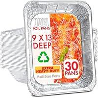 Algopix Similar Product 15 - 30 pack 9x13 Aluminum Pans Half Size