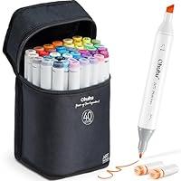 Algopix Similar Product 3 - Ohuhu Alcohol Markers  Double Tipped