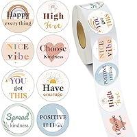 Algopix Similar Product 10 - 1000 Pcs Kindness and Vibes Stickers Be