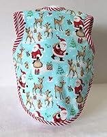 Algopix Similar Product 9 - Baby Bib Bapron Santa and Deer
