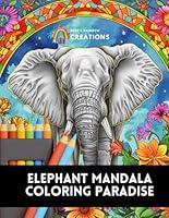 Algopix Similar Product 11 - Elephant Mandala Coloring Paradise