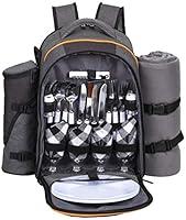 Algopix Similar Product 4 - Hap Tim Picnic Basket Backpack Wine