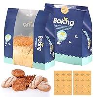 Algopix Similar Product 1 - JMScape 100 Pack Paper Bread Bags for
