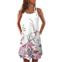 Algopix Similar Product 10 - Women Vintage Boho Beach Dress Loose