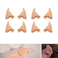 Algopix Similar Product 10 - Kbraveo 4 Pair Realistic Elf Ear Fake