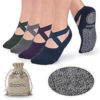 Algopix Similar Product 16 - Ozaiic Non Slip Socks for Yoga Pilates