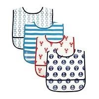 Algopix Similar Product 15 - Luvable Friends Water Resistant Bibs