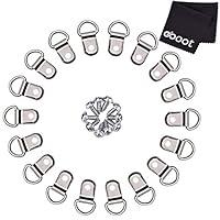 Algopix Similar Product 14 - eBoot 100 Pairs D Ring Picture Frame