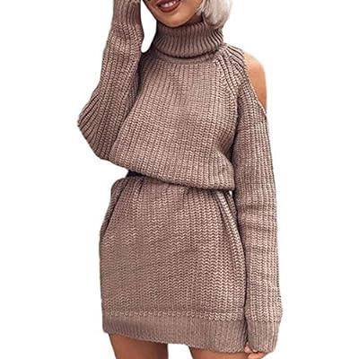 Best Deal for iYYVV Womens Winter High Collar Sexy Strapless Skirt Waist