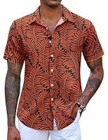 Algopix Similar Product 7 - COOFANDY Tropical Shirt for Men