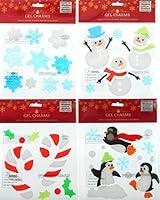 Algopix Similar Product 6 - Winter Window Clings Gel  Penguins